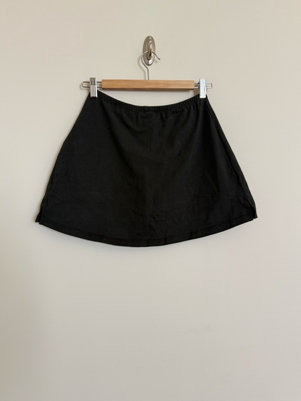 Bo+Tee Black Active Skort Mini Skirt Tennis Style Size M NWT